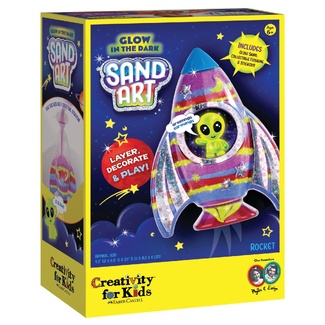 Faber Castell Creativity For Kids Glow in the Dark Sand Art Rocket