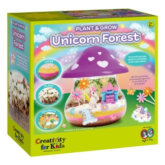 Faber Castell Creativity for Kids Plant & Grow Terrarium Unicorn Forest