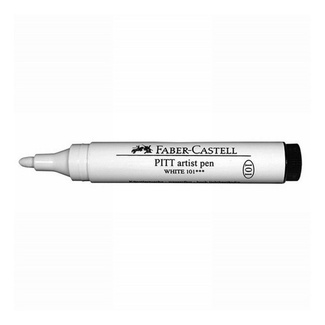Faber Castell Pitt Artist Pen - Large 2.5mm Bullet Nib White