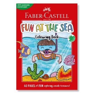 Faber Castell Colouring Book 40 Pages - Fun at the Sea