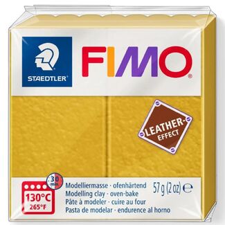 Fimo Leather Effect Polymer Clay  - Ochre No 179