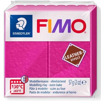 Fimo Leather Effect Polymer Clay  - Berry No 229