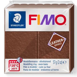 Fimo Leather Effect Polymer Clay  - Nut No 779
