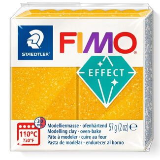 Fimo Effect Polymer Clay  - Glitter Gold No 112