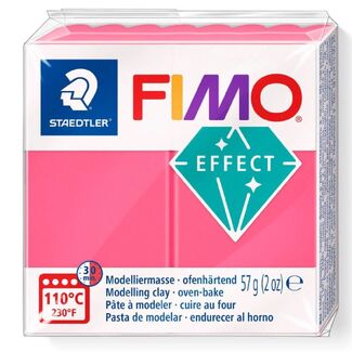 Fimo Effect Polymer Clay  - Translucent Red No 204