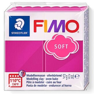 Fimo Soft Polymer Clay  - Raspberry No 22