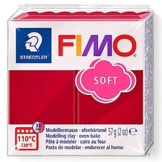 Fimo Soft Polymer Clay  - Cherry Red No 26