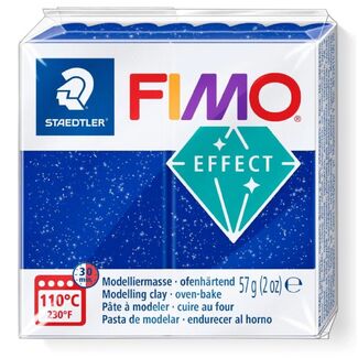 Fimo Effect Polymer Clay  - Glitter Blue No 302