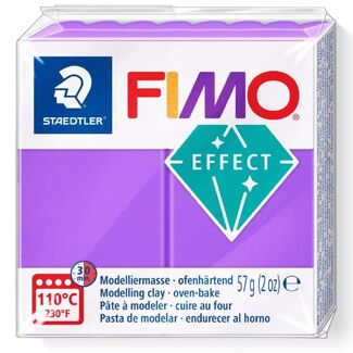 Fimo Effect Polymer Clay  - Translucent Purple No 604