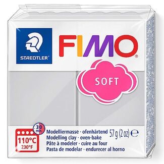 Fimo Soft Polymer Clay  - Dolphin Grey No 80