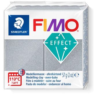 Fimo Effect Polymer Clay  - Metallic Silver No 81