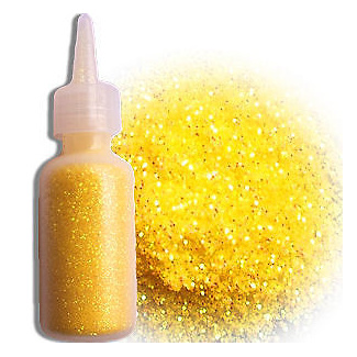 Tag Face / Body Paint Crystal Lemon Zest Glitter Puffer Bottle 60ml