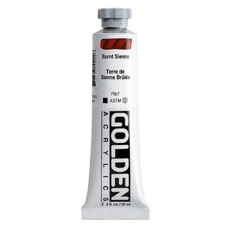GOLDEN Heavy Body Artist Acrylic Paint 59ml - S1 Burnt Sienna