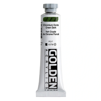 GOLDEN Heavy Body Artist Acrylic Paint 59ml - S3 Chromium Ox Green Dark