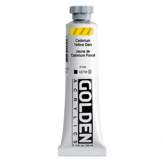 GOLDEN Heavy Body Artist Acrylic Paint 59ml - S7 CP Cadmium Yellow Dark