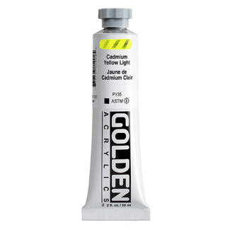GOLDEN Heavy Body Artist Acrylic Paint 59ml - S7 CP Cadmium Yellow Lgt