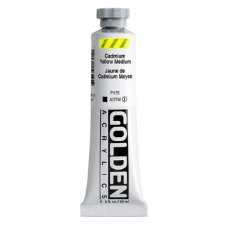 GOLDEN Heavy Body Artist Acrylic Paint 59ml - S7 CP Cadmium Yellow Med
