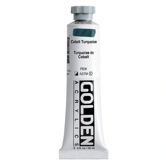 GOLDEN Heavy Body Artist Acrylic Paint 59ml - S8 Cobalt Turquois