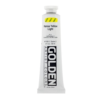 GOLDEN Heavy Body Artist Acrylic Paint 59ml - S3 Hansa Yellow Light