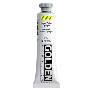 GOLDEN Heavy Body Artist Acrylic Paint 59ml - S4 Hansa Yellow Opaque