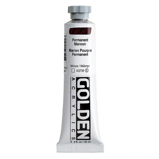 GOLDEN Heavy Body Artist Acrylic Paint 59ml - S7 Permanent Maroon