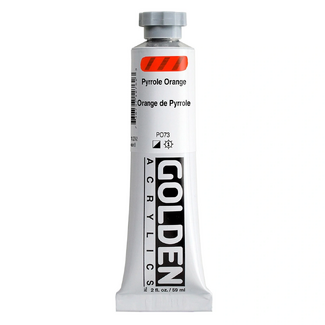 GOLDEN Heavy Body Artist Acrylic Paint 59ml - S8 Pyrrole Orange