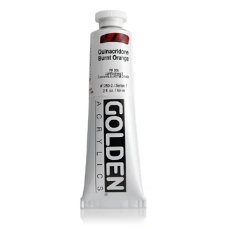 GOLDEN Heavy Body Artist Acrylic Paint 59ml - S7 Quinacridone Burnt Orange