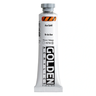 GOLDEN Heavy Body Artist Acrylic Paint 59ml - S4 Azo Gold