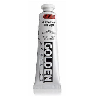 GOLDEN Heavy Body Artist Acrylic Paint 59ml - S7 Quin Red Light