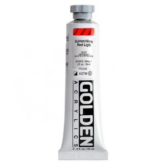 GOLDEN Heavy Body Artist Acrylic Paint 59ml - S7 Quin Red Light