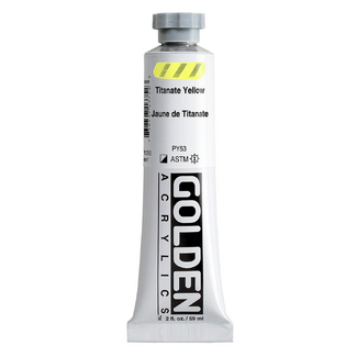 GOLDEN Heavy Body Artist Acrylic Paint 59ml - S1 Titanate Yellow
