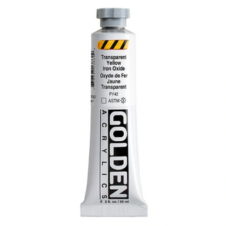 GOLDEN Heavy Body Artist Acrylic Paint 59ml - S3 Trans Yellow Iron Oxide