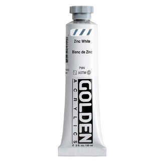 GOLDEN Heavy Body Artist Acrylic Paint 59ml - S1 Zinc White