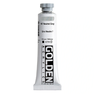 GOLDEN Heavy Body Artist Acrylic Paint 59ml - S1 Neutral Grey N7