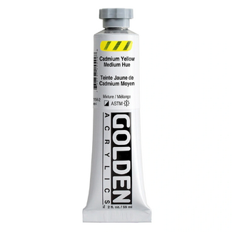 GOLDEN Heavy Body Artist Acrylic Paint 59ml - S4 Cad Yellow Medium Hue