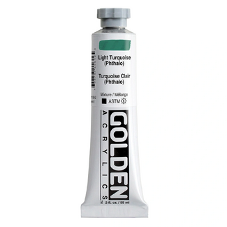 GOLDEN Heavy Body Artist Acrylic Paint 59ml - S3 Light Turquois - Phthalo