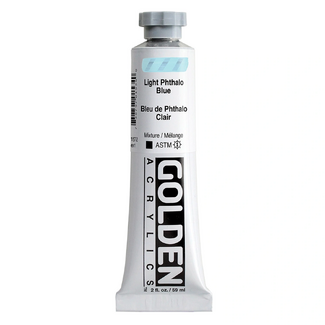 GOLDEN Heavy Body Artist Acrylic Paint 59ml - S1 Light Phthalo Blue