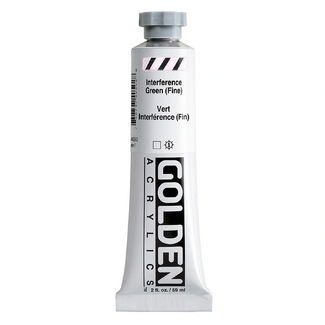 GOLDEN Heavy Body Artist Acrylic Paint 59ml - S7 Interference Green Fine