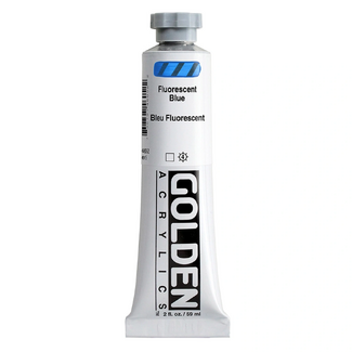 GOLDEN Heavy Body Artist Acrylic Paint 59ml - S5 Fluoro Blue