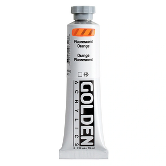 GOLDEN Heavy Body Artist Acrylic Paint 59ml - S5 Fluoro Orange