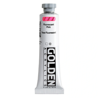 GOLDEN Heavy Body Artist Acrylic Paint 59ml - S5 Fluoro Pink