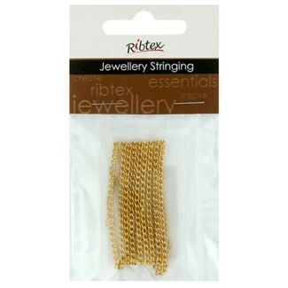 Ribtex Chain Twisted Oval Link 3x2mm 1m - Gold