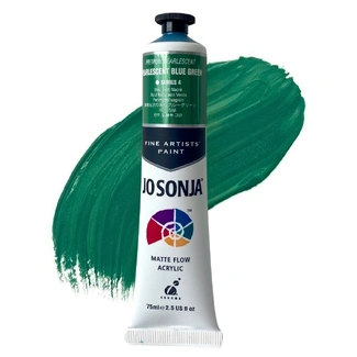 Jo Sonja Acrylic Premium Paint 75ml S4 - Pearlescent Blue Green