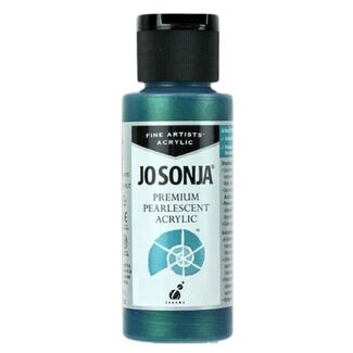 Jo Sonja's Premium Pearlescent Acrylic Paint - Blue - 60ml