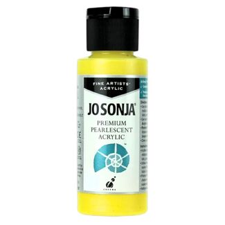 Jo Sonja Acrylic Pearlescent Paint 60ml - Yellow