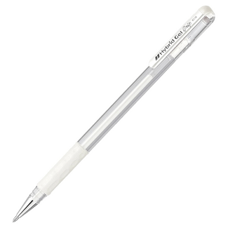 Pentel Hybrid Gel Grip 0.8mm - White