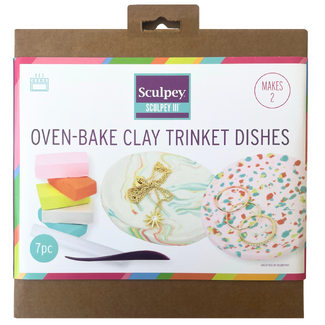 Sculpey III Oven Bake Clay Kit - Trinket Dishes