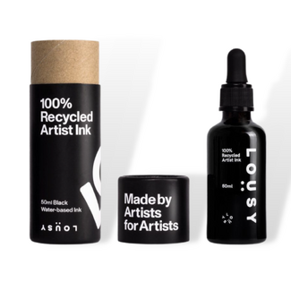 Lousy Recycled Water-Based Artist Ink 50ml - Black