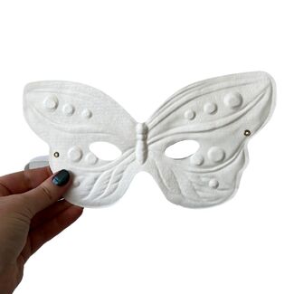 Mont Marte Discovery DIY Party Masks 4pc - Half Butterfly