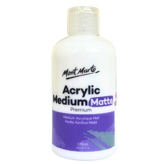 Mont Marte Acrylic Medium - Matte 135ml